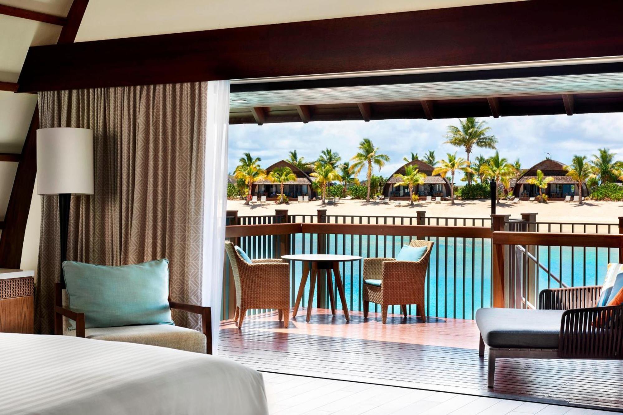 Fiji Marriott Resort Momi Bay Eksteriør bilde A view from a room at the resort